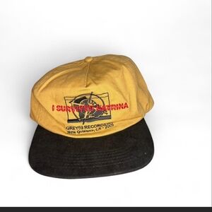 G59 Yellow and Black 'I Survived Katrina' Cap